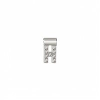 Charm Nomination Donna Sei Mia in Argento Zirconia LETTERA-H - LETTERA-H
